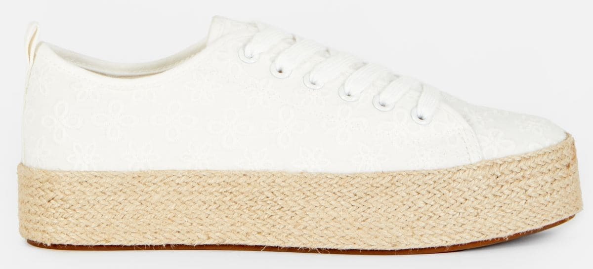 Zapatillas bajas con detalle tejido de Primark