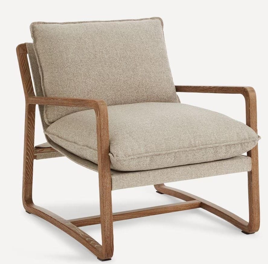 Sillón de madera vista Morgan