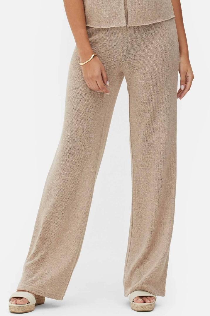 Pantalones rectos de punto de Paula Echevarría de Primark