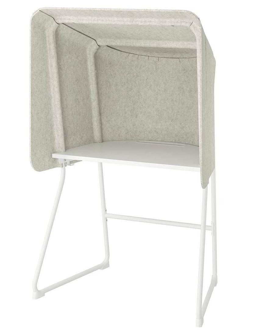 MITTZON Centro trabajo concentración beige blanco de Ikea