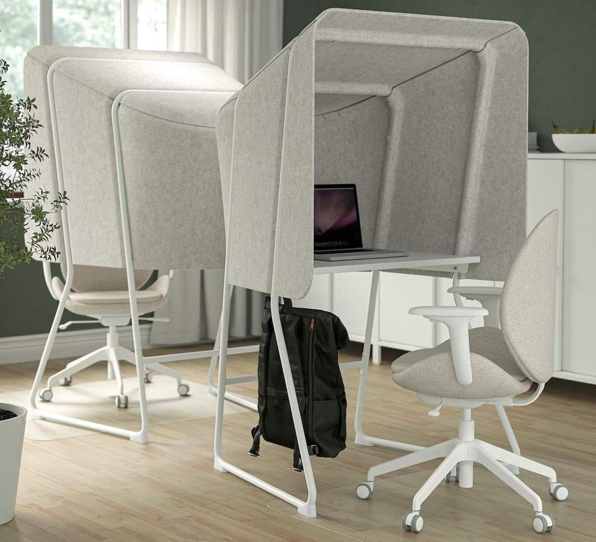 MITTZON Centro trabajo concentración beige blanco de Ikea