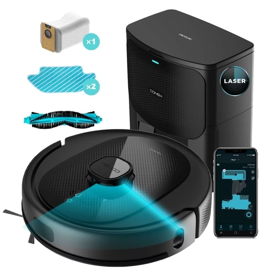 El robot aspirador Conga 8290 Inmortal Ultra Power Home X-Treme 4 en 1 de Cecotec en El Corte Inglés
