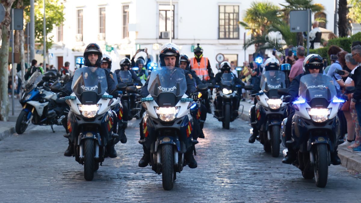 Caravana motera en Jerez | Cristo García