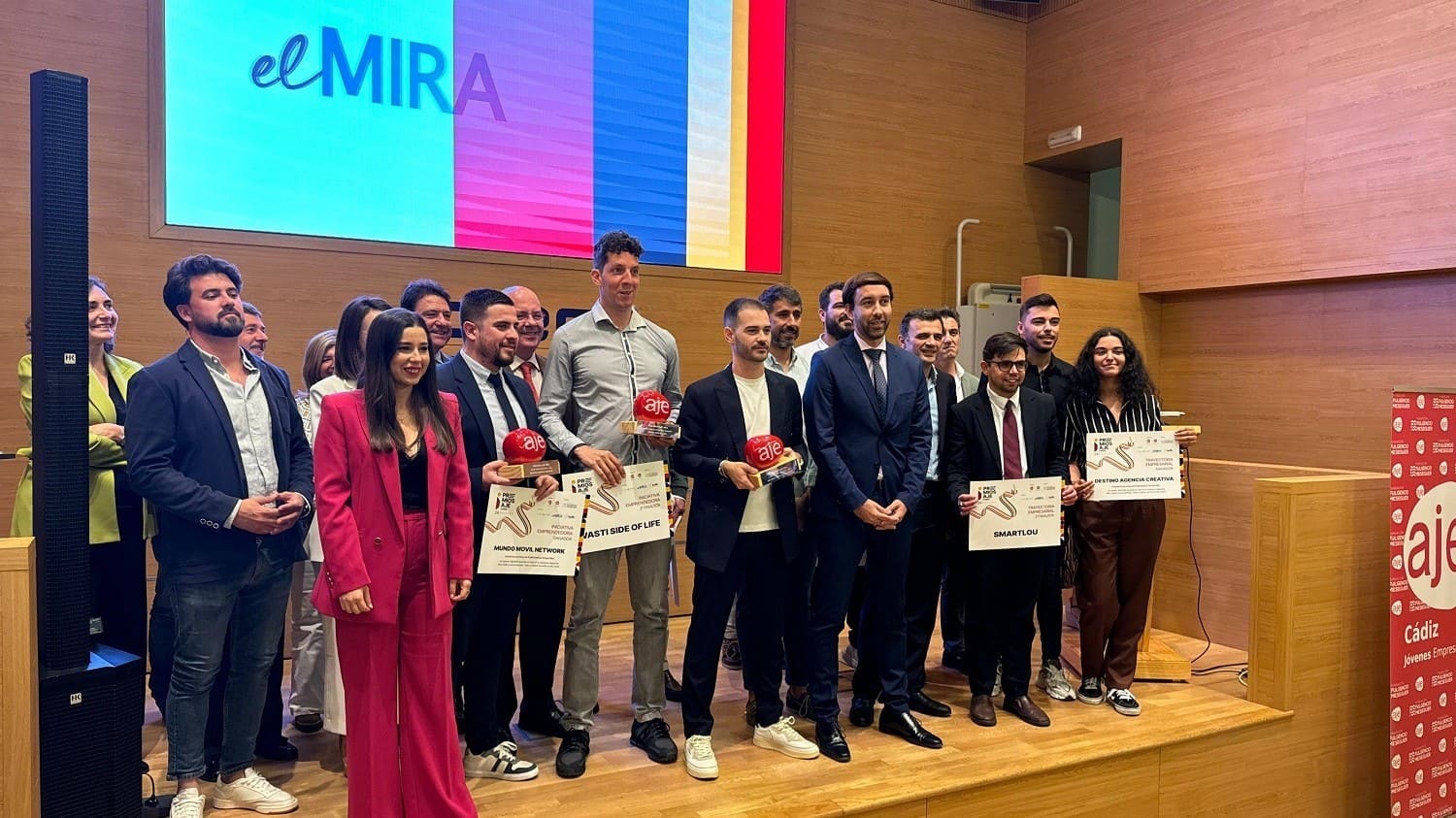 Gala de entrega de los premios AJE en Cádiz