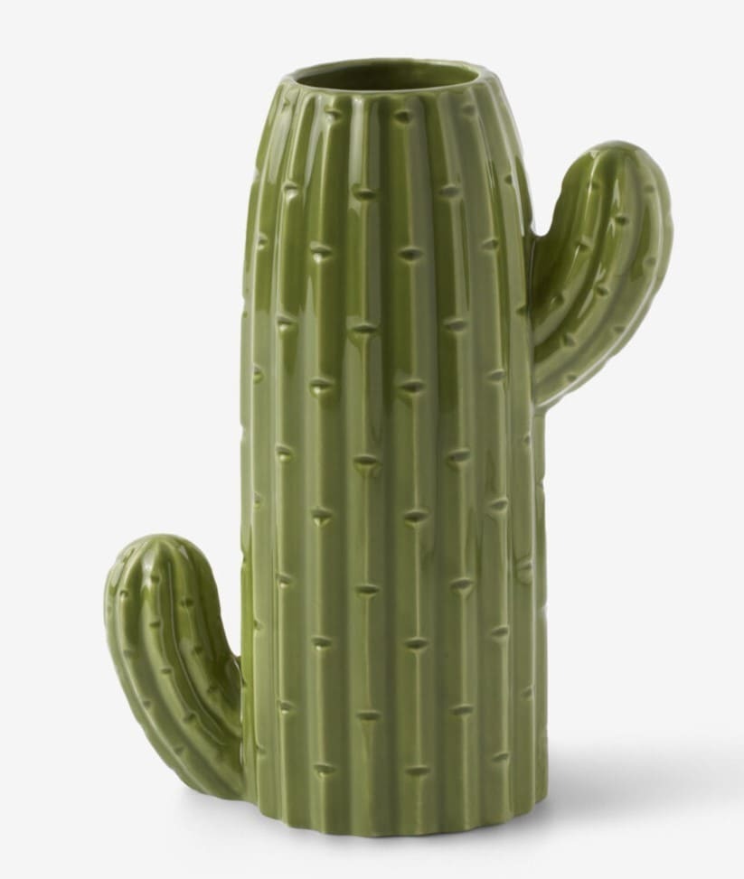 Jarrón en forma de cactus