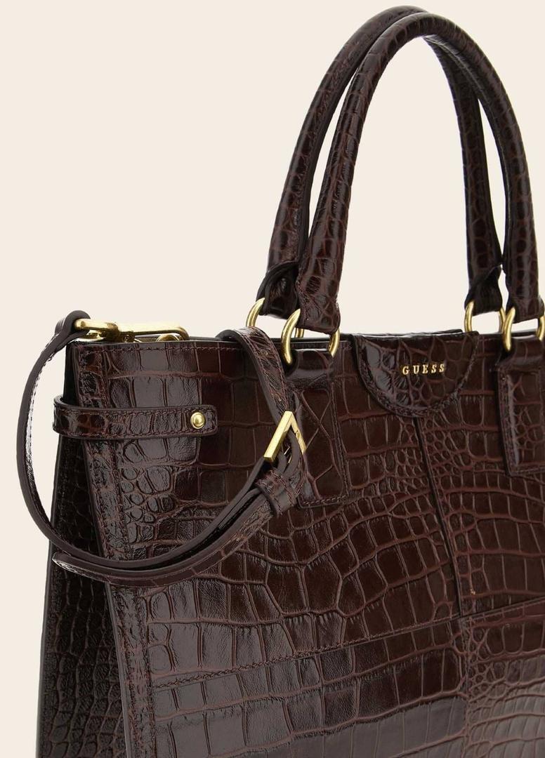 Shopper isa de cuero auténtico de Guess