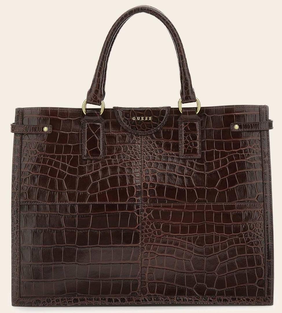 Shopper isa de cuero auténtico de Guess