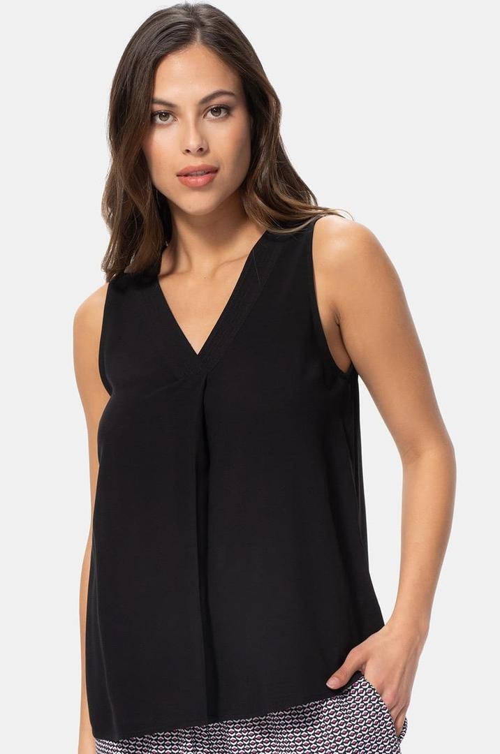Blusa de viscosa sin mangas sostenible de Mujer TEX