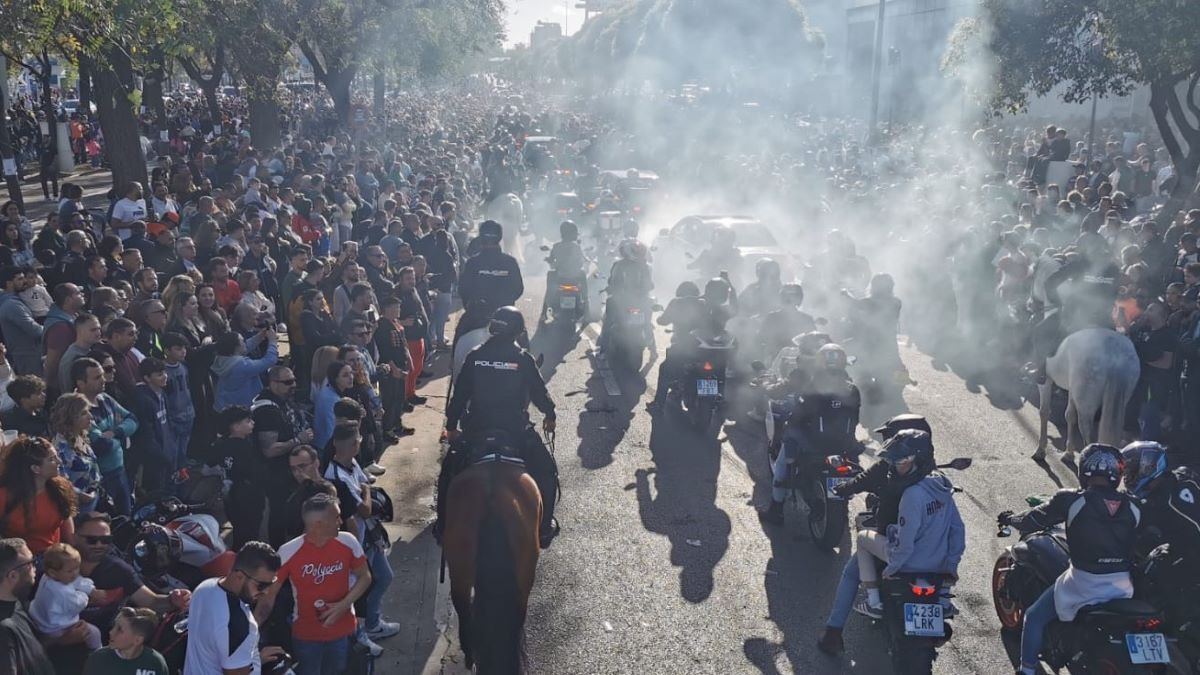 Motorada en la Avenida de Europa de Jerez | El MIRA