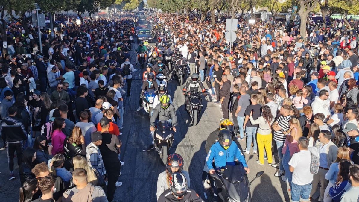 Motorada en la Avenida de Europa de Jerez | El MIRA