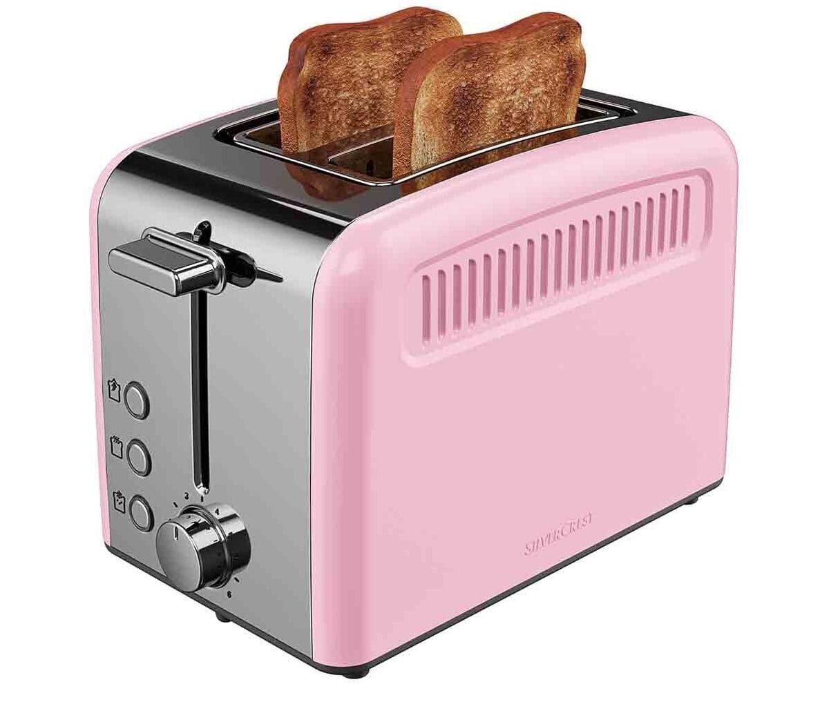 La tostadora rosa de 950 W de potencia de Lidl