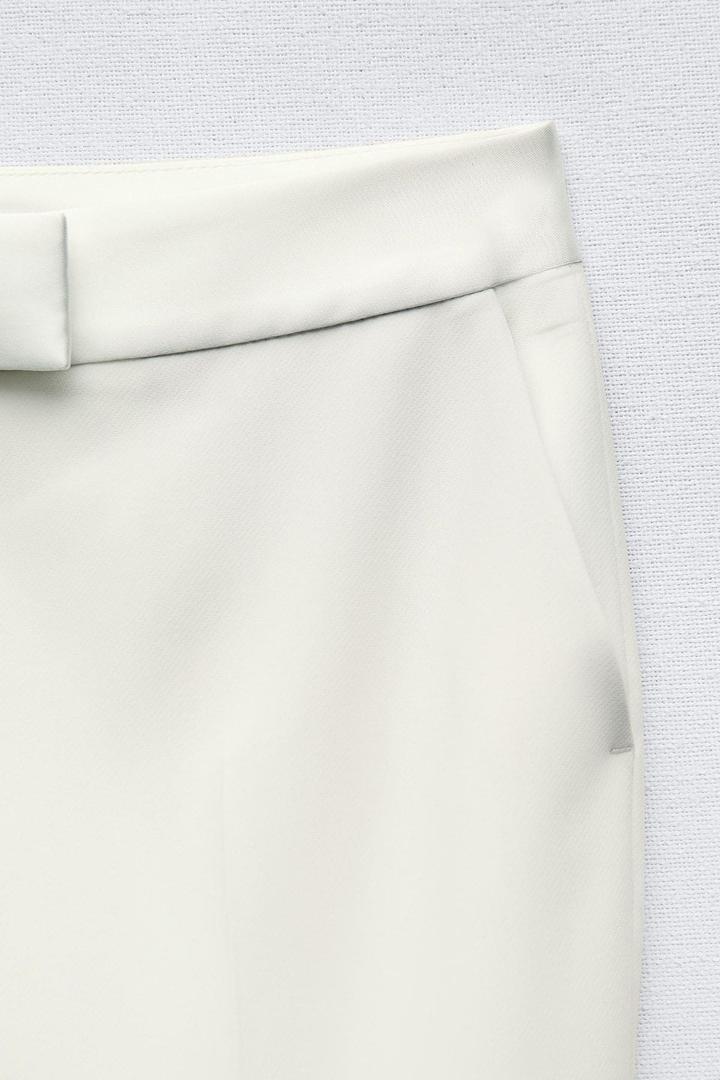 Pantalón de cintura satinada Smoking de Zara