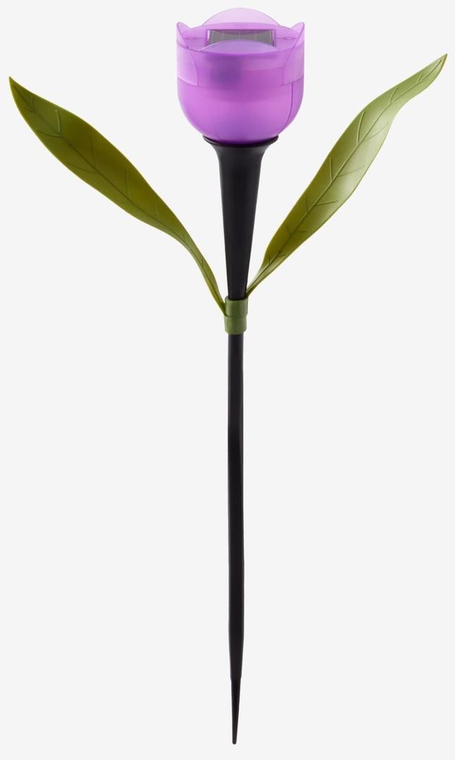 Lámpara solar morada de Pepco