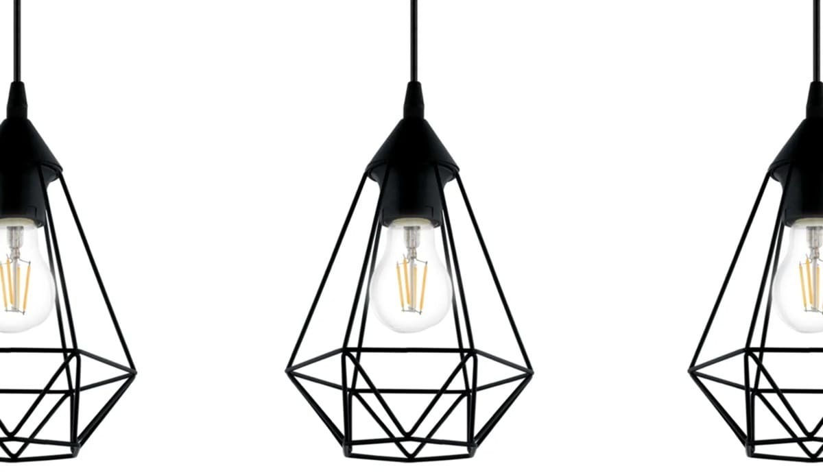 La lámpara de techo modelo INSPIRE Byron 3 luces de Leroy Merlin