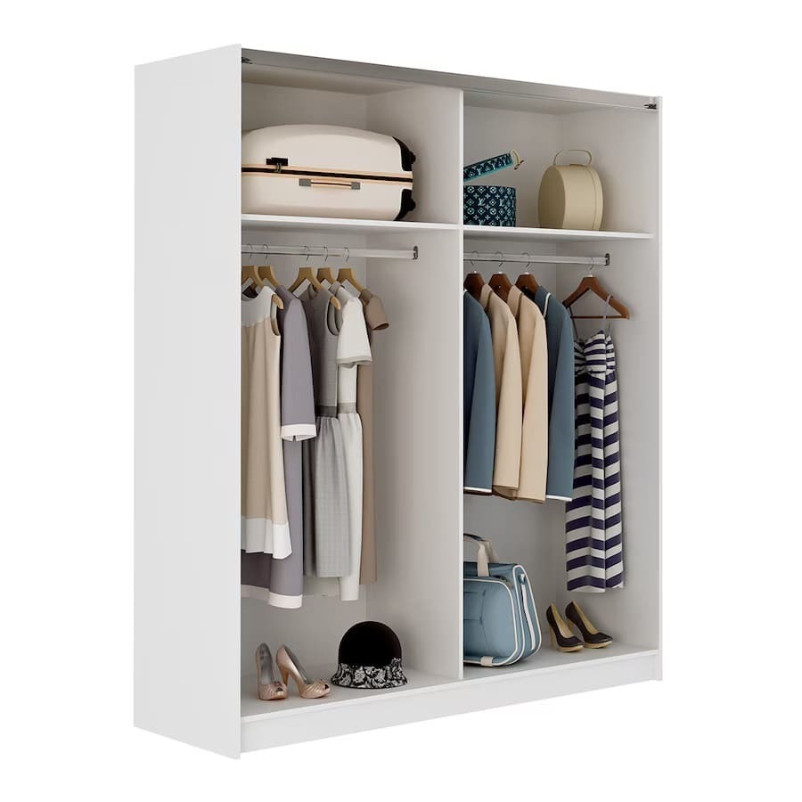 El armario ropero con 2 puertas correderas Meka Block en El Corte Inglés