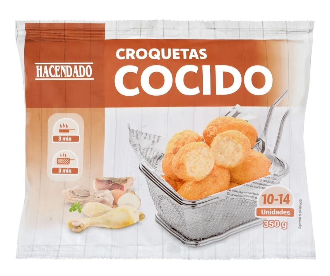 Croquetas de cocido ultracongeladas