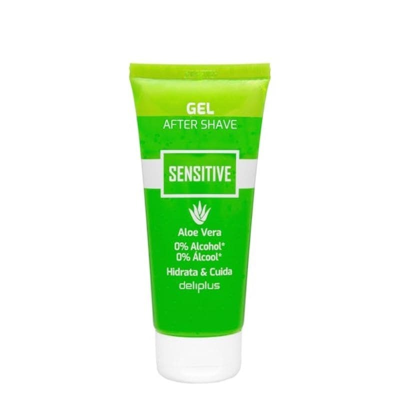 Gel after shave Sensitive Deliplus con aloe vera y 0 alcohol