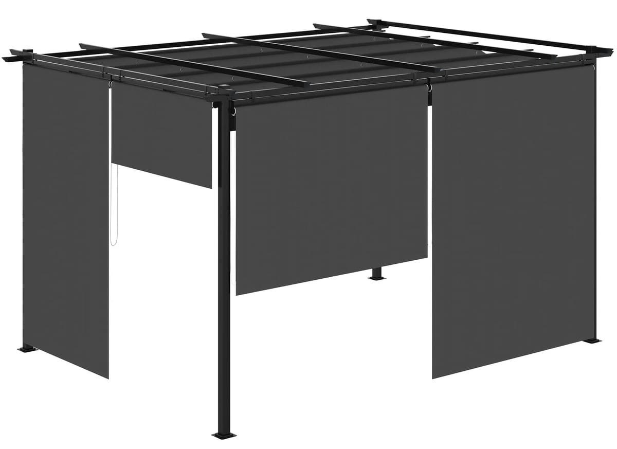 Pérgola de jardín de techo retráctil Outsunny