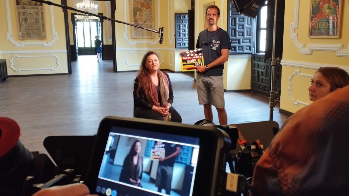 Grabación del documental 'Pasión y Gloria' de RTVE en Jerez