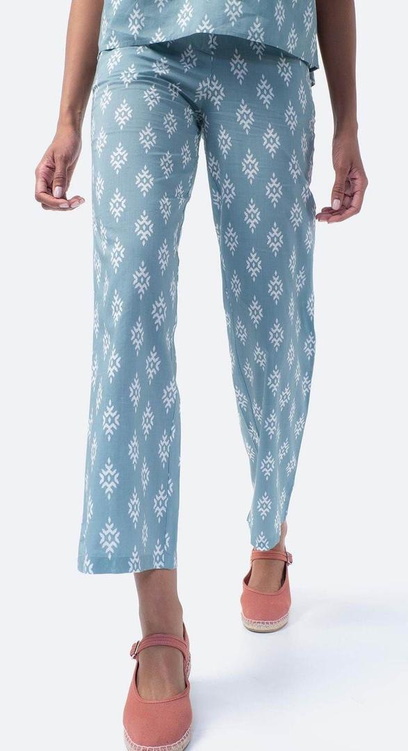 Pantalón largo voile estampado de Mujer TEX de Carrefour