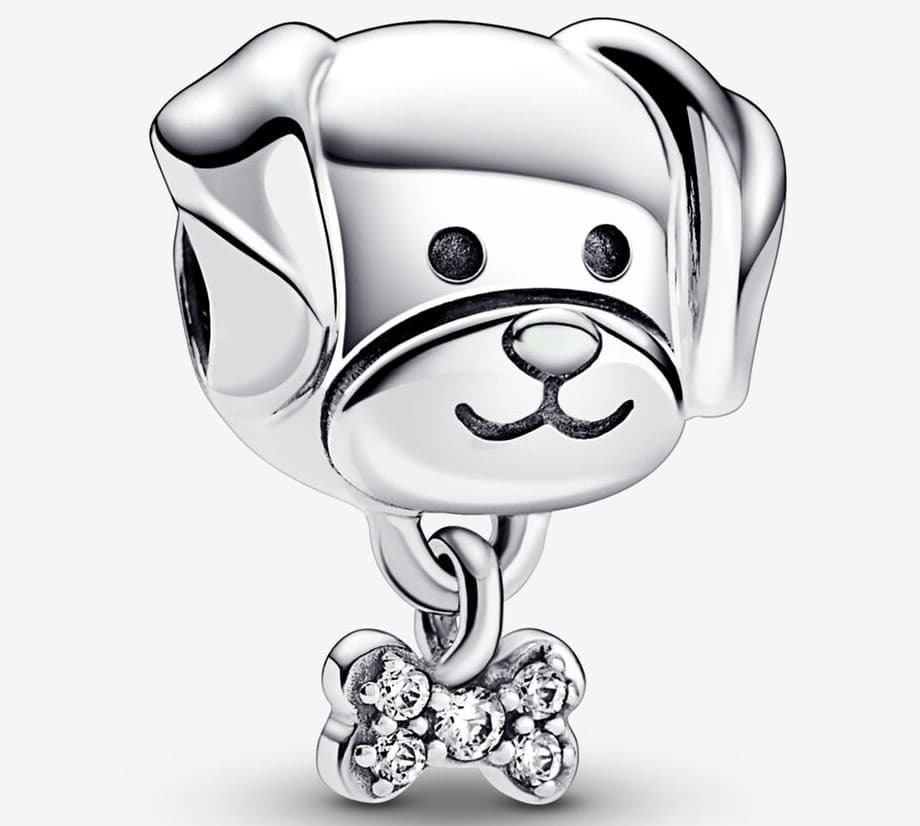 Charm Mascota Perro y Hueso de Pandora