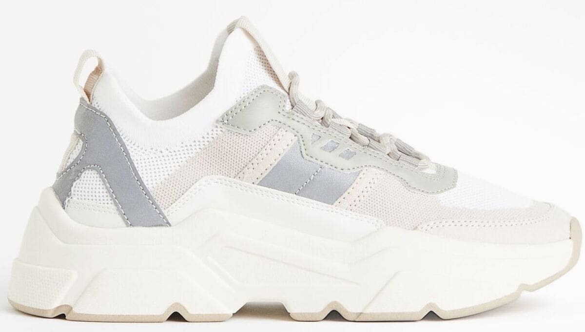 Las zapatillas deportivas con suela gruesa XL de H&M