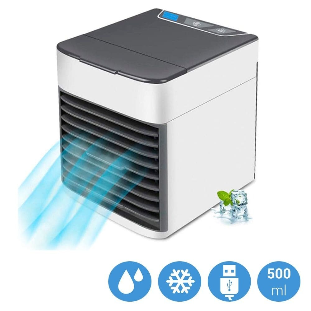 Ventilador portátil con purificador de aire