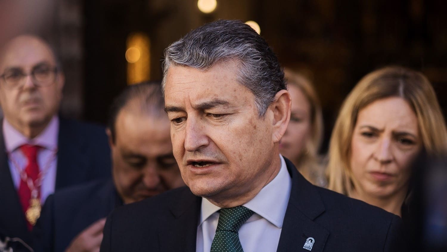 El consejero de la Presidencia Antonio Sanz, en una comparecencia reciente