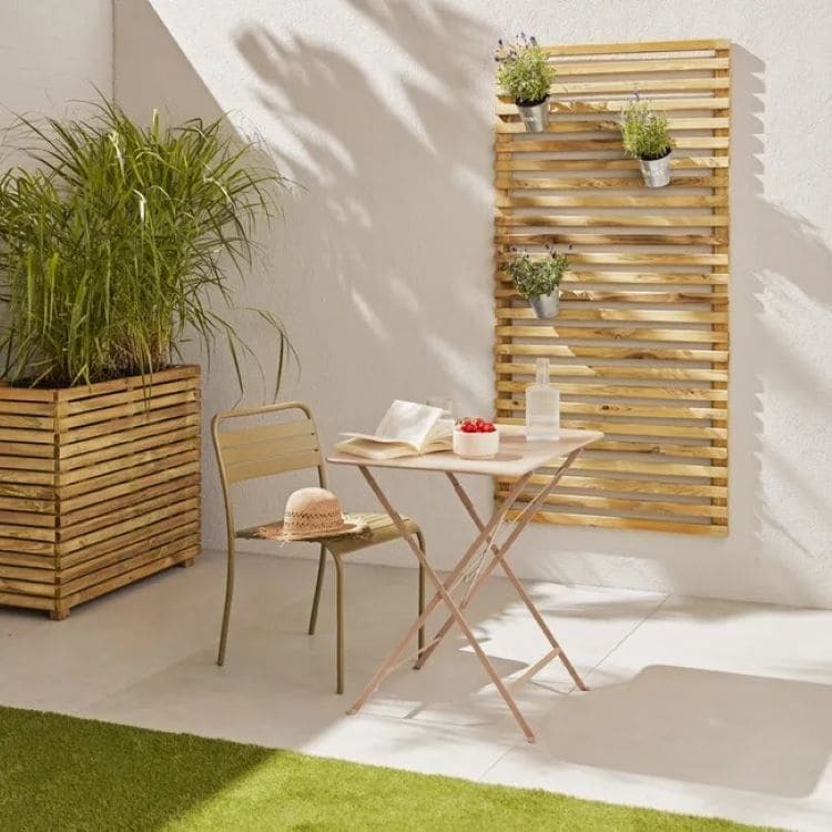 Celosía fija de madera Horizon