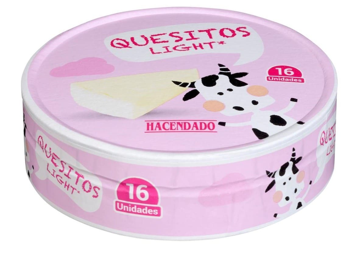 Queso en porciones light Hacendado