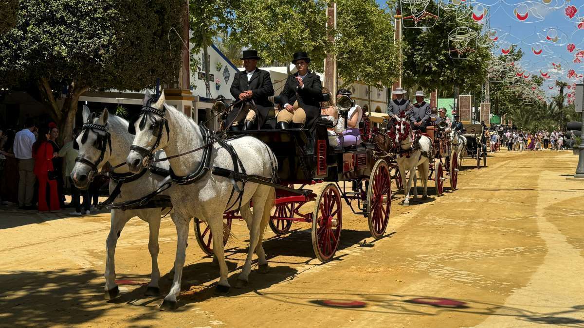 Paseo de Enganches en la Feria del Caballo de Jerez | Cristo García