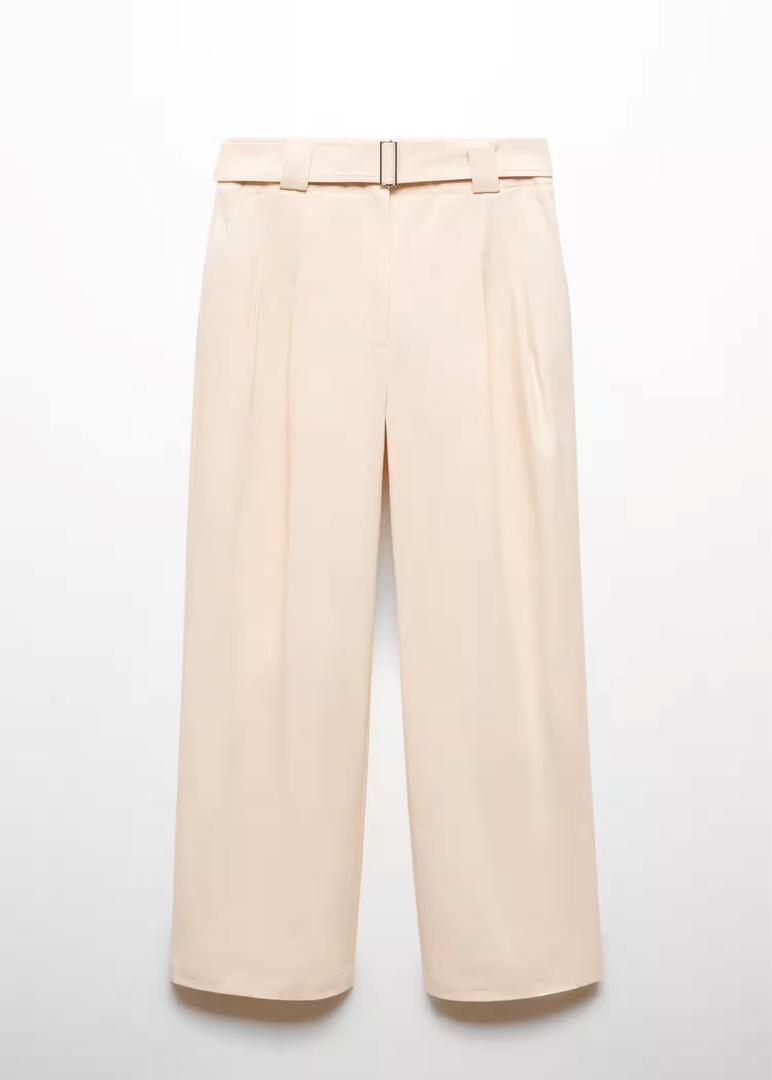 Pantalones de pinzas de Mango