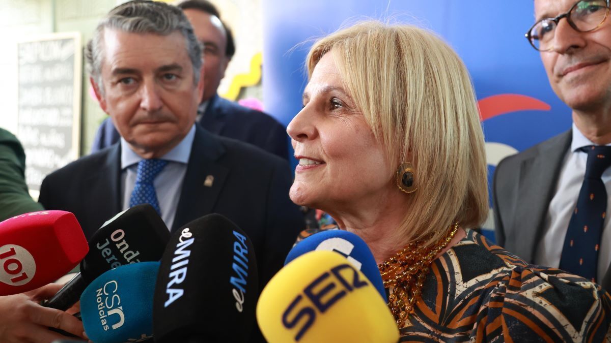 García-Pelayo en una atención a los medios en la Feria del Caballo | Cristo García