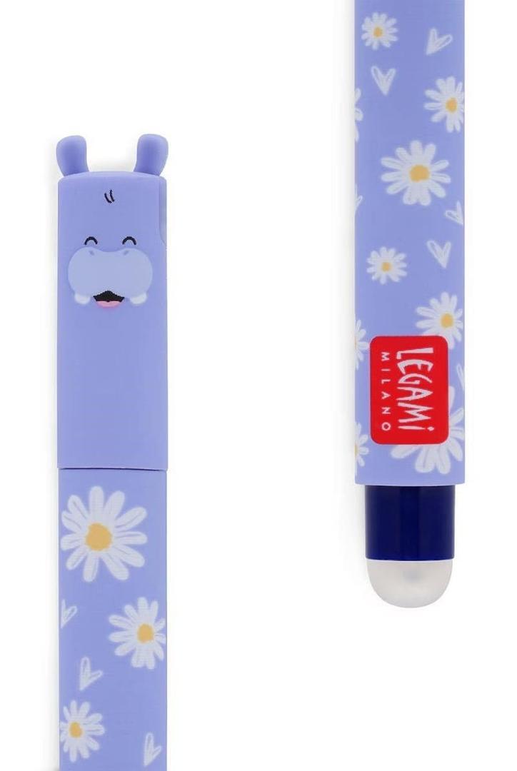 Bolígrafo de gel borrable Legami Hippo