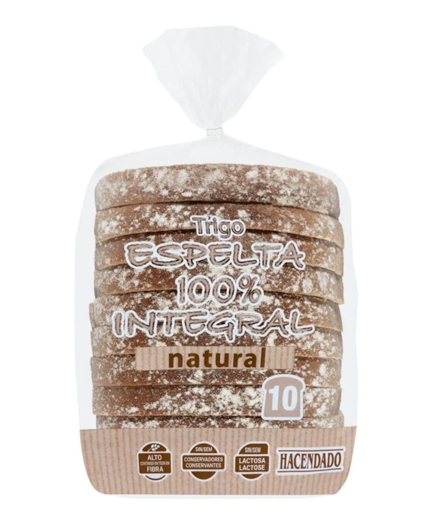 Pan de molde espelta integral