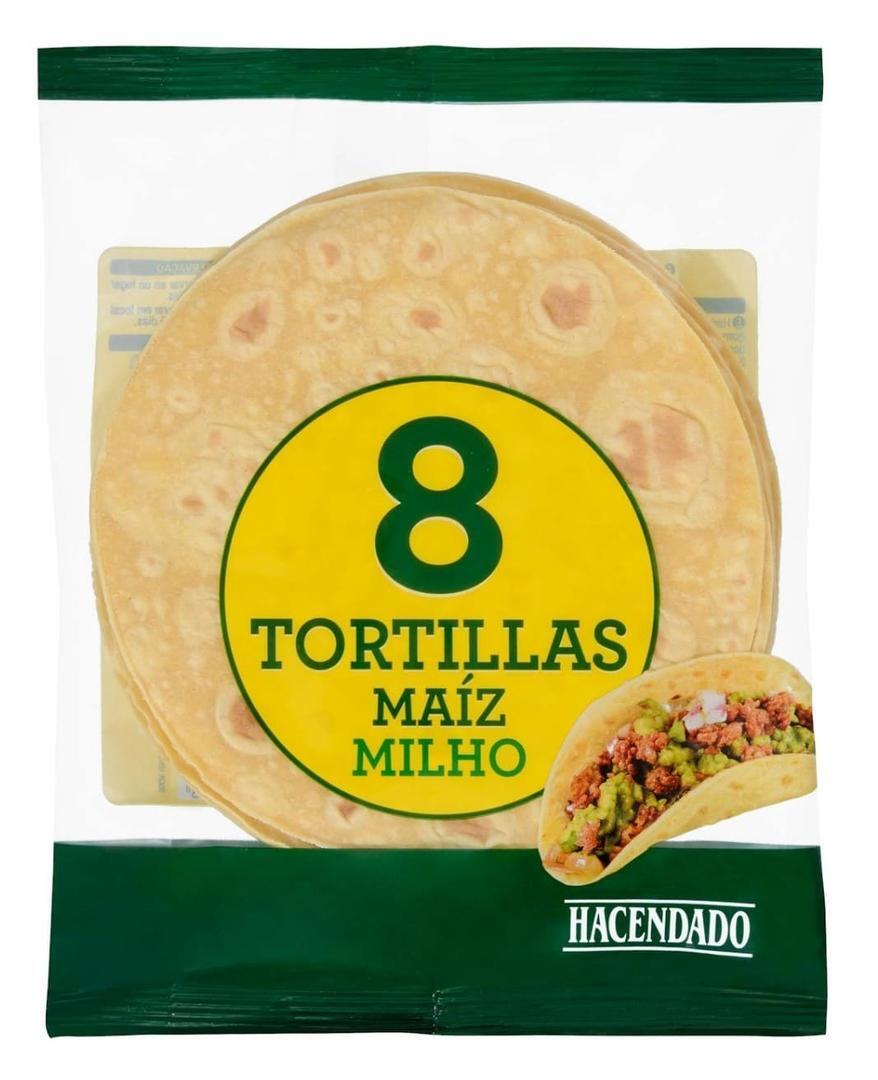 Tortillas de maíz Hacendado