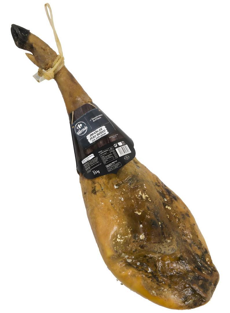 Jamón ibérico 50% raza ibérica Carrefour El Mercado pieza de 7,5 kg