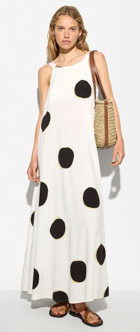 El nuevo vestido largo de lunares de Parfois