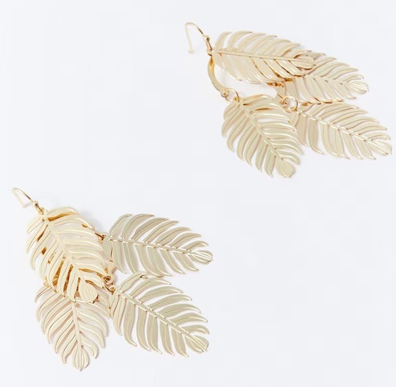 Los nuevos pendientes palma cascada de Sfera en El Corte Inglés