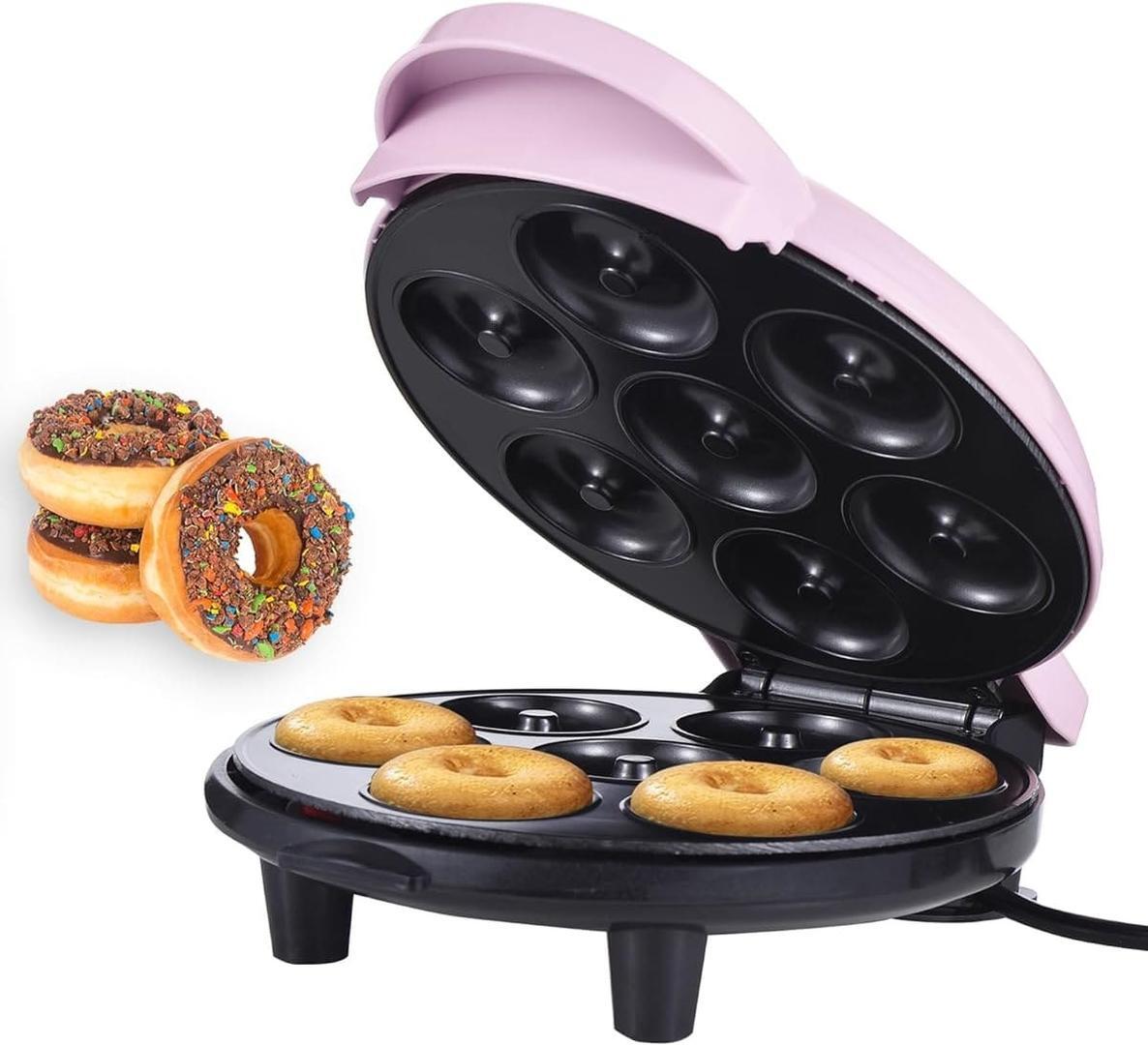 La máquina para hacer donuts con 700 W antiadherente de XiaoXIN en Amazon