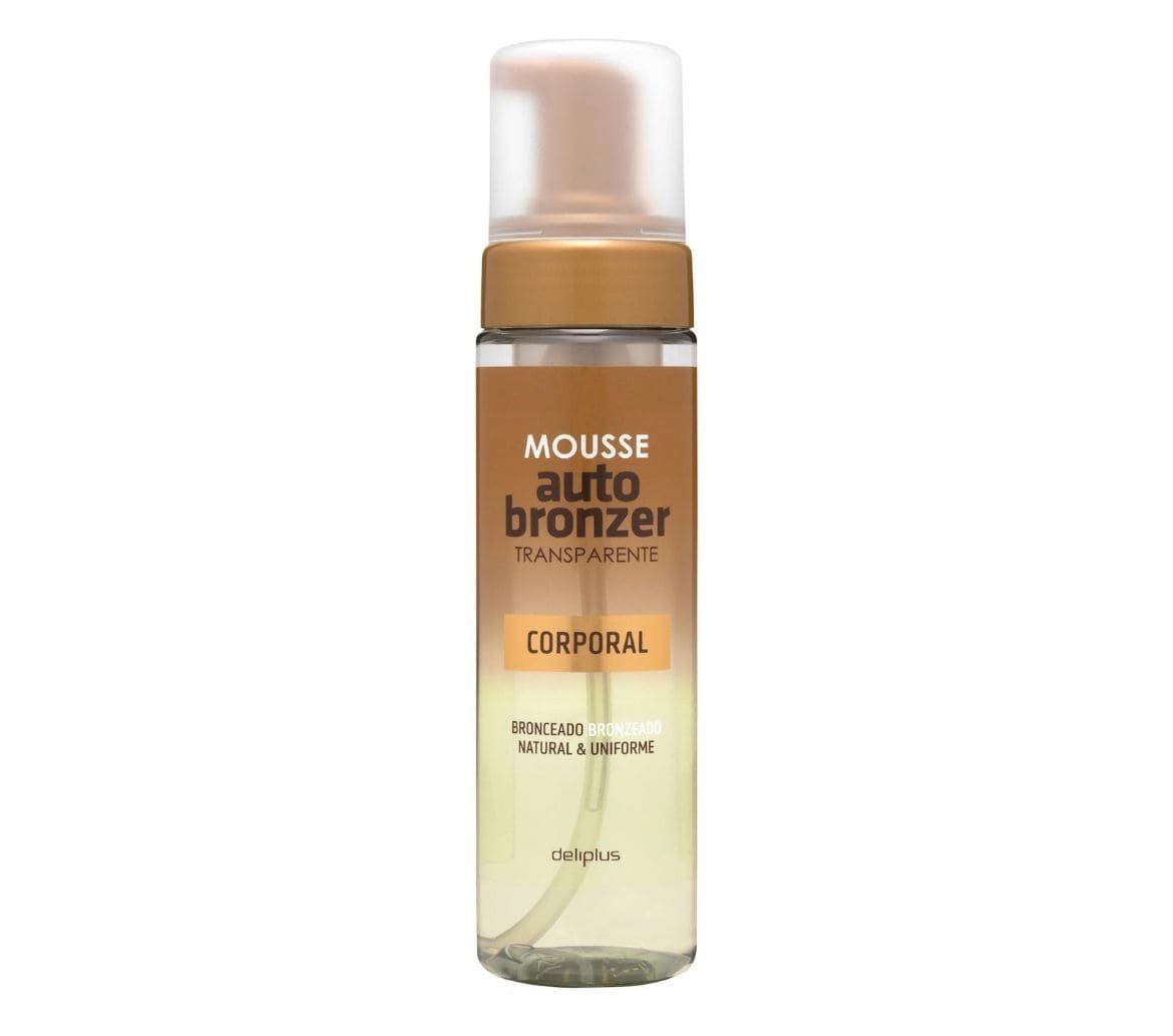 Mousse autobronceadora transparente corporal Deliplus