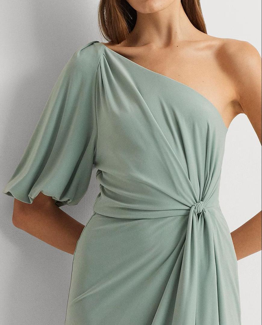 Vestido estilo midi con un hombro al descubierto Ralph Lauren de El Corte Inglés