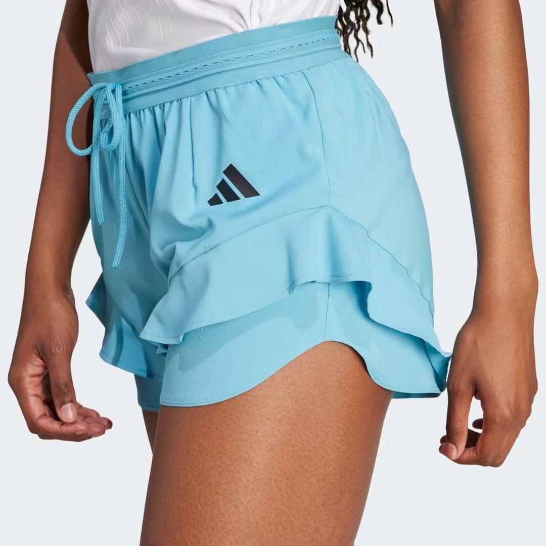 El pantalón corto Made to be Remade Running azul de Adidas