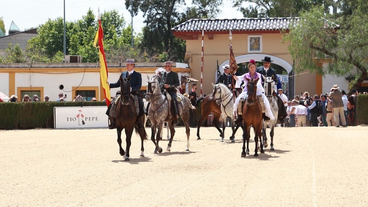 Los caballos han vuelto a cobrar protagonismo un día más en la Feria de Jerez | Cristo García