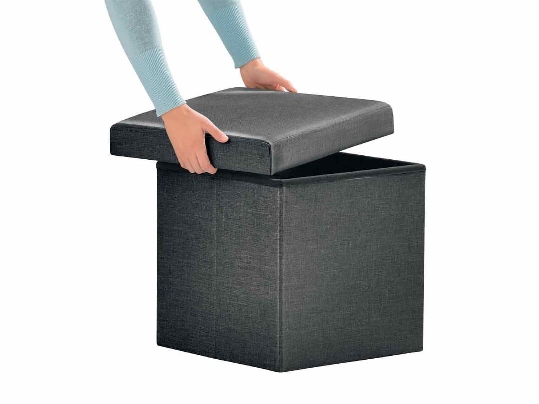 Taburete con almacenaje