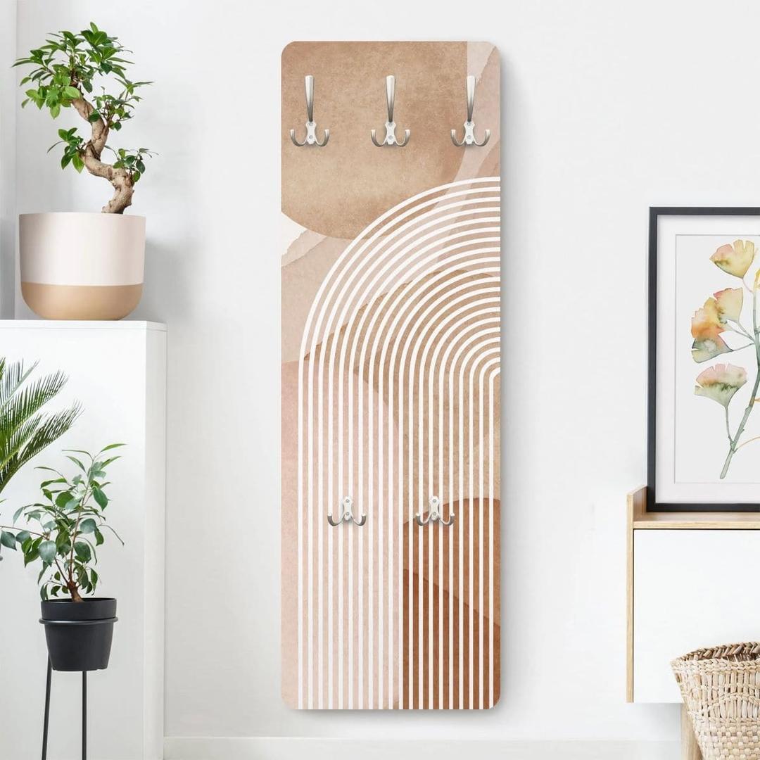 Perchero de pared Geometrical Shapes – Rainbow Landscape MICASIA