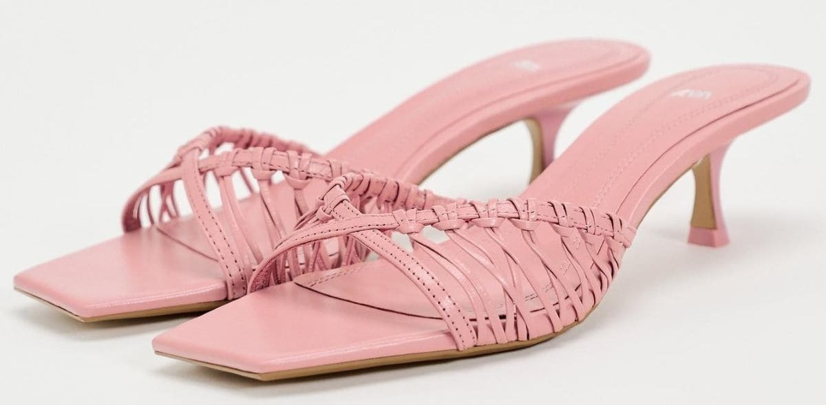 Sandalias trenzadas de piel Kitten