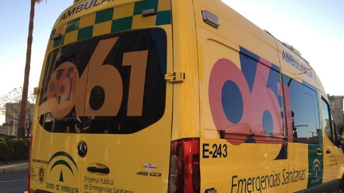 Una ambulancia en una foto de archivo