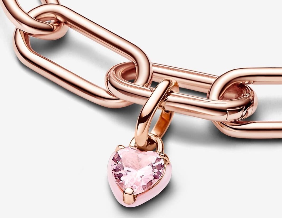 Charm Mini Colgante Pandora ME Corazón Chakra Rosa