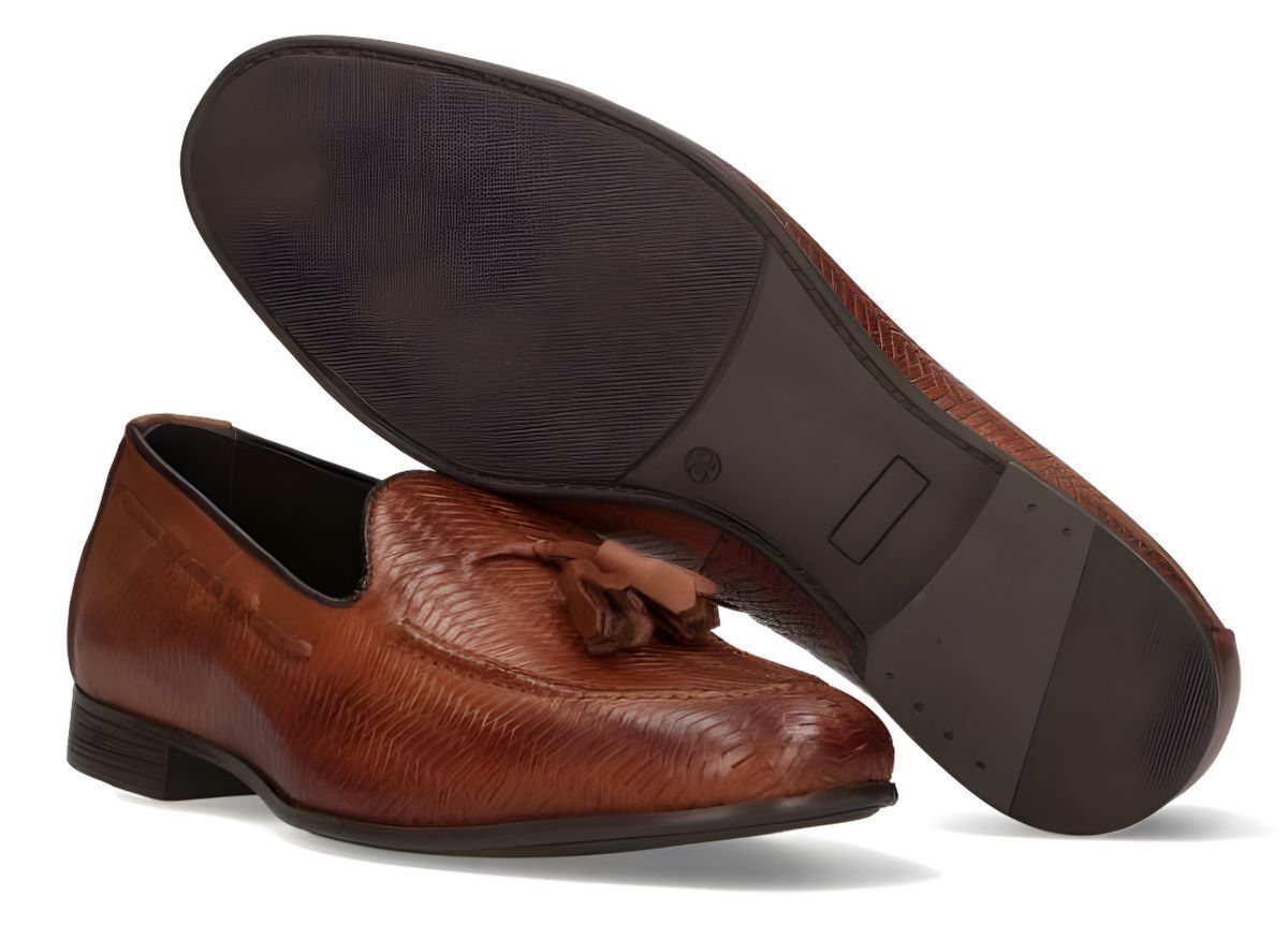 Mocasines borlas trenzado y cuero de Roberto Garrudo